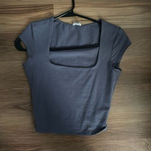 Garage square neck tight top